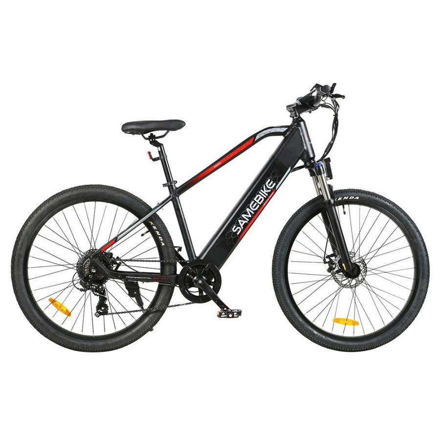 E-Bikes, Scooters & Wheels * | Samebike My275 10.4Ah 500W Motor 48V 27.5Inch Electric Bike 20Mph Top Speed 80Km Mileage Range 150Kg Load Black