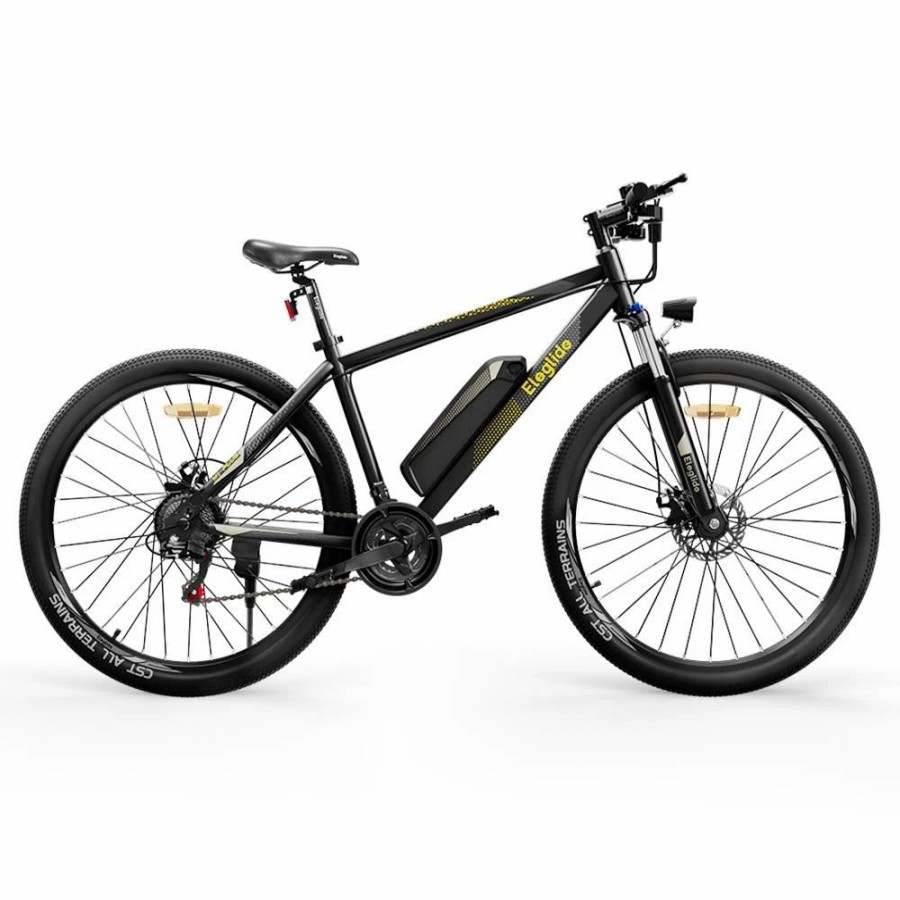 E-Bikes, Scooters & Wheels * | Eleglide M1 Plus Electric Mountain Bike 27.5 Inch Tires 250W Brushless Motor 36V 12.5Ah Battery 25Km/H Speed Shimano 21 Speeds Shifter Ipx4 Waterproof Electric-Assist Up To 100Km Max Range Aluminum Alloy Frame Dual Disk Brake Upgraded Version Black