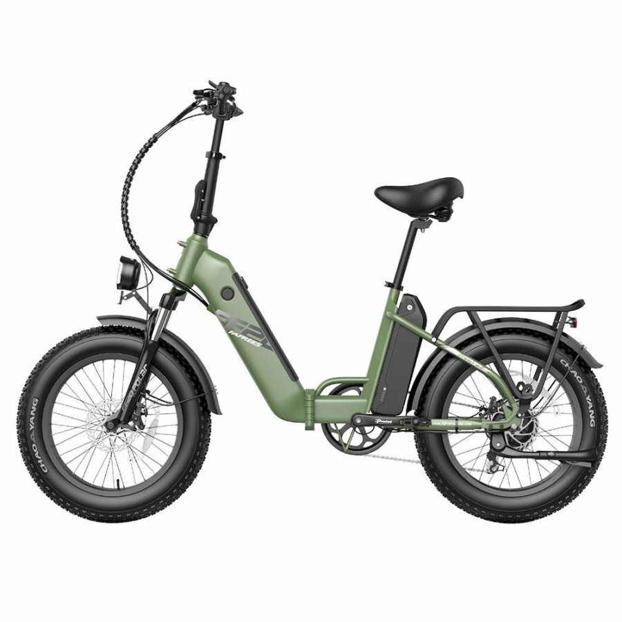 E-Bikes, Scooters & Wheels * | Fafrees Ff20 Polar Electric Bike 48V 500W Motor 40Km/H Max Speed Dual 10.4Ah Batteries For 150Km Range 20*4.0 Inch Chaoyang Fat Tire Double Disc Brakes Shimano 7-Speed Gear Lcd Color Display Green