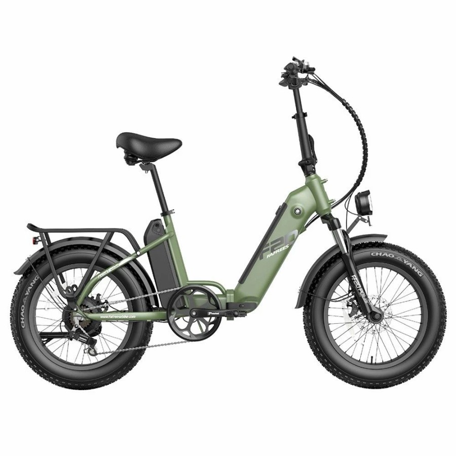 E-Bikes, Scooters & Wheels * | Fafrees Ff20 Polar Electric Bike 48V 500W Motor 40Km/H Max Speed Dual 10.4Ah Batteries For 150Km Range 20*4.0 Inch Chaoyang Fat Tire Double Disc Brakes Shimano 7-Speed Gear Lcd Color Display Green