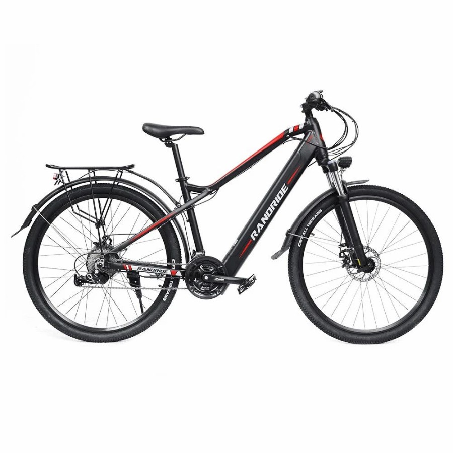 E-Bikes, Scooters & Wheels * | Randride Y90 Electric Bike 500W Motor 40Km/H Max Speed 48V 13.6Ah Battery 90Km Max Range 27.5*1.95" Tire 150Kg Load Black