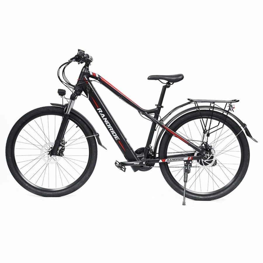 E-Bikes, Scooters & Wheels * | Randride Y90 Electric Bike 500W Motor 40Km/H Max Speed 48V 13.6Ah Battery 90Km Max Range 27.5*1.95" Tire 150Kg Load Black