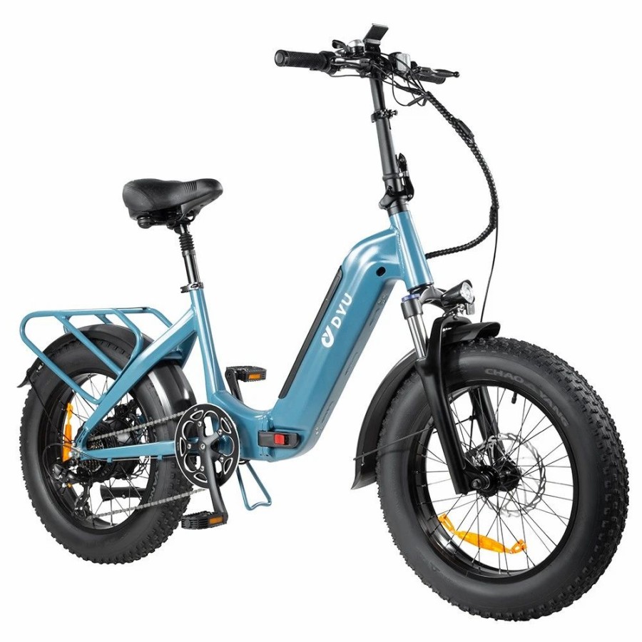 E-Bikes, Scooters & Wheels * | Dyu Ff500 Foldable Electric Bike 20 Inch Fat Tire 500W Motor 32Km/H Max Speed 48V 14Ah Lg Battery 70Km Range 150Kg Load Front&Rear Disc Brakes Shimano 7-Speed Gear