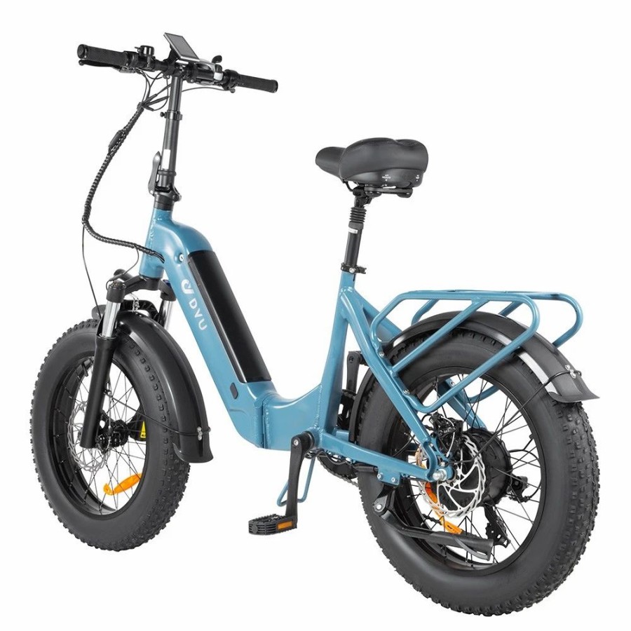 E-Bikes, Scooters & Wheels * | Dyu Ff500 Foldable Electric Bike 20 Inch Fat Tire 500W Motor 32Km/H Max Speed 48V 14Ah Lg Battery 70Km Range 150Kg Load Front&Rear Disc Brakes Shimano 7-Speed Gear