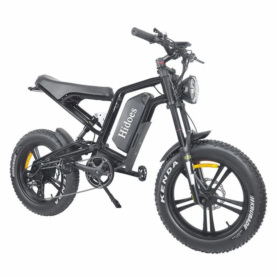 E-Bikes, Scooters & Wheels * | Hidoes B6 All-Terrain Electric Bike 20 Inch Off-Road Fat Tire, 1200W High Speed Motor 60Km/H Max Speed 48V 17.5Ah Battery Dual Oil Disc Brakes