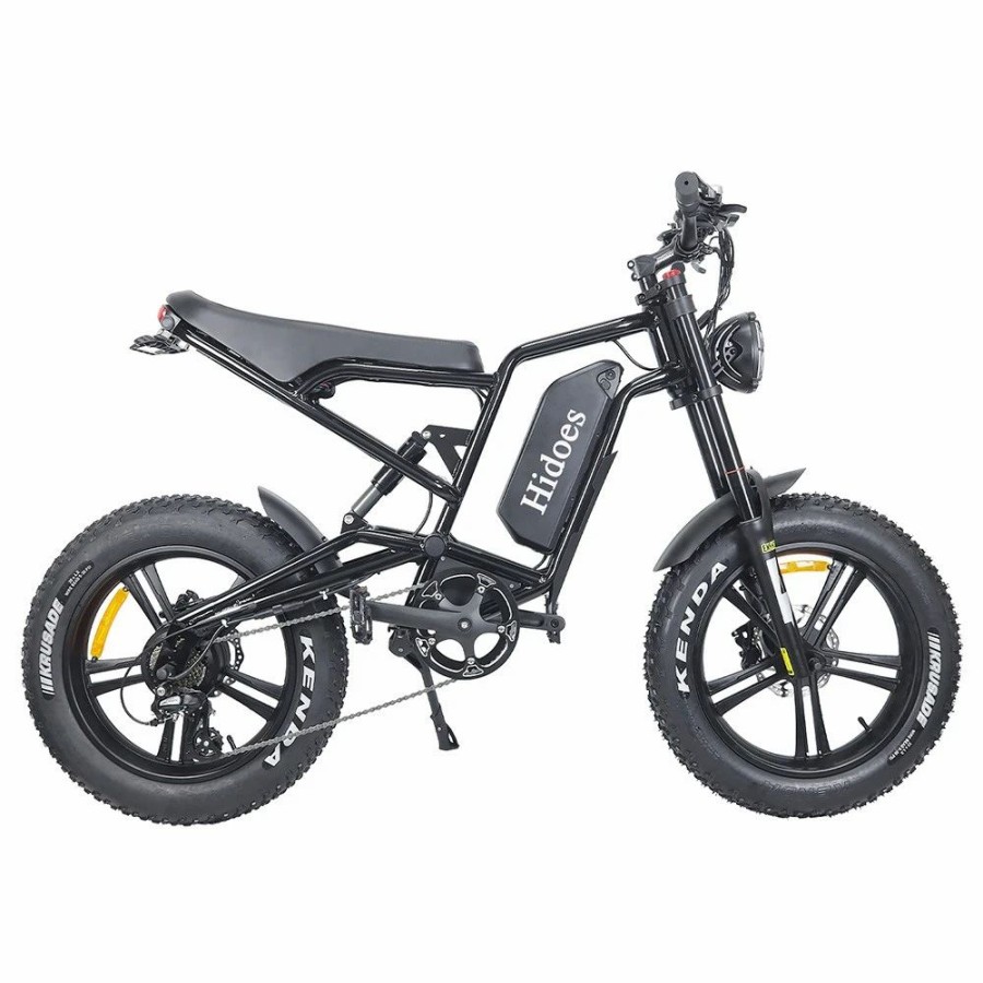 E-Bikes, Scooters & Wheels * | Hidoes B6 All-Terrain Electric Bike 20 Inch Off-Road Fat Tire, 1200W High Speed Motor 60Km/H Max Speed 48V 17.5Ah Battery Dual Oil Disc Brakes