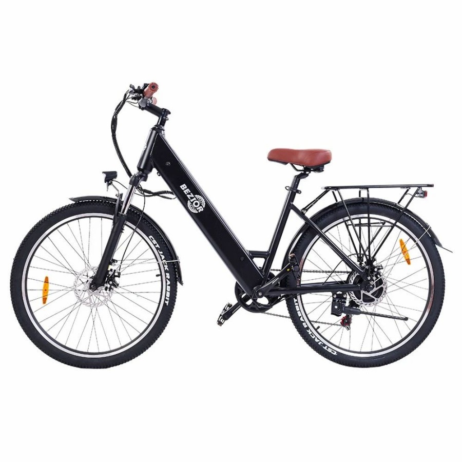 E-Bikes, Scooters & Wheels * | Bezior M3 Electric Bike 48V 500W Motor 32Km/H Max Speed 10.4Ah Battery 60Km Max Range 26*2.1" Cst Tires Shimano 7 Speed Gear Black