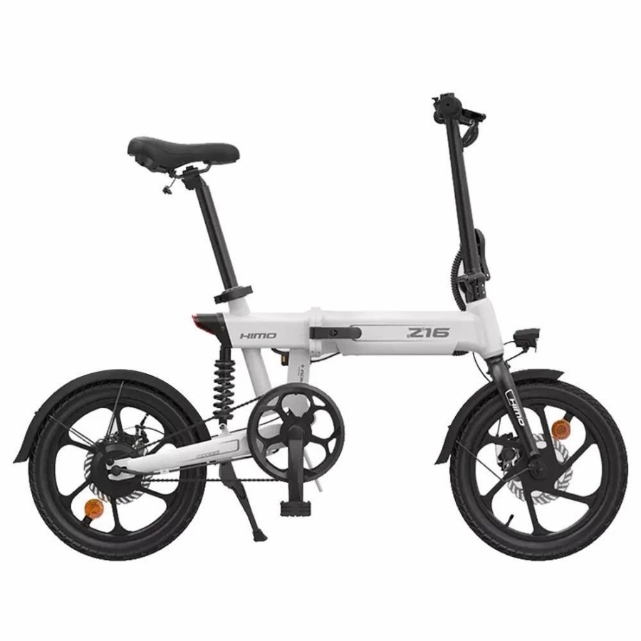 E-Bikes, Scooters & Wheels * | Himo Z16 Folding Electric Bicycle 16 Inch 250W Motor Up To 80Km Range Max Speed 25Km/H 10Ah Removable Battery Ipx7 Waterproof Smart Display Dual Disc Brake Global Version White