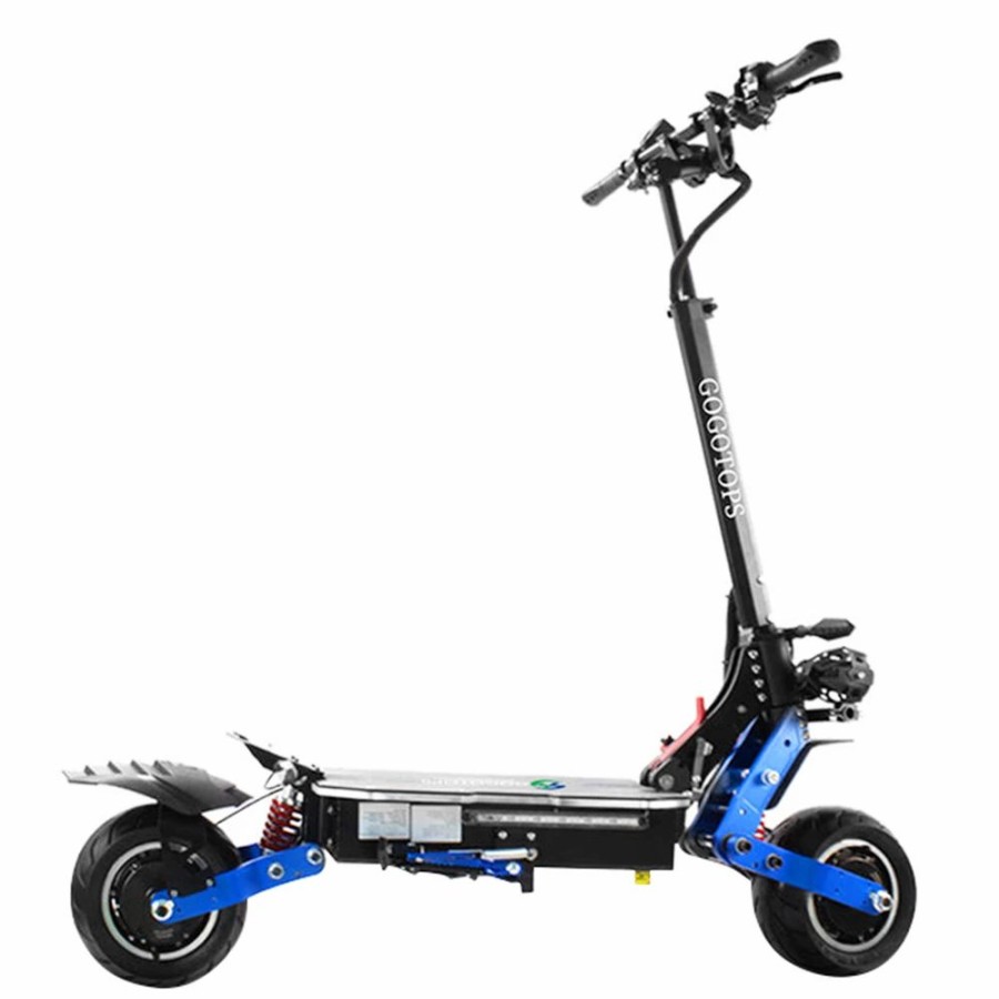 E-Bikes, Scooters & Wheels * | Gogotops Gs8 Electric Scooter 3000W*2 Dual Motors 80Km/H Max Speed 60V 38.4Ah Battery 10 Inch Pneumatic Road Tire 80Km Range 200Kg Max Load Dual Shock Absorbers