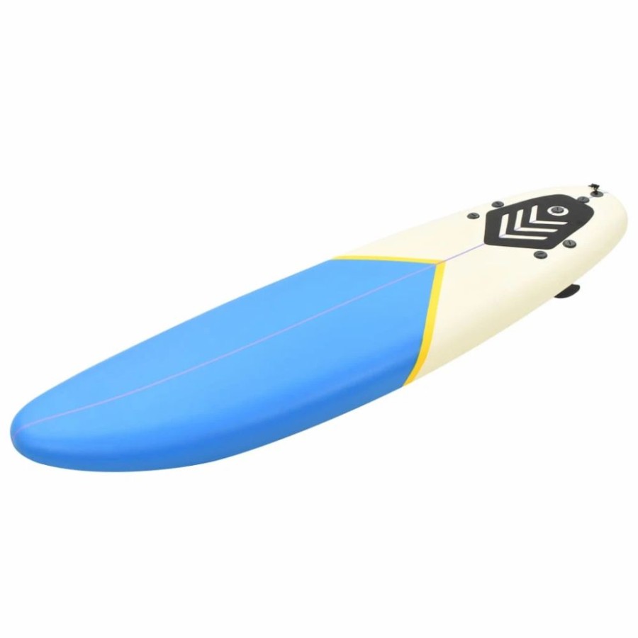 Exercise * | Surfboard 170 Cm Blue And Cream