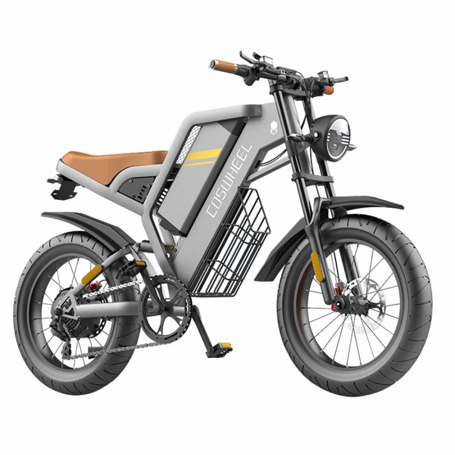 E-Bikes, Scooters & Wheels * | Coswheel Gt20 Electric Off-Road Bike, 20*4.0 Inch Tire, 750W Motor 45Km/H Max Speed, 25Ah Battery For 140-160Km Range