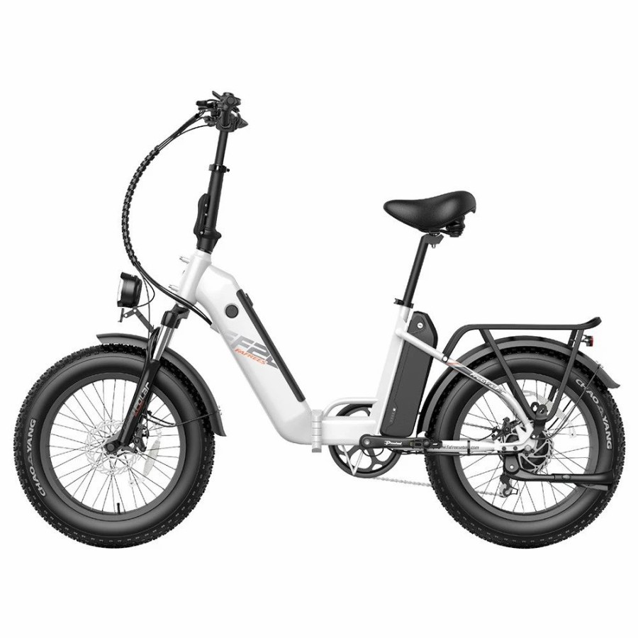 E-Bikes, Scooters & Wheels * | Fafrees Ff20 Polar Electric Bike 48V 500W Motor 40Km/H Max Speed Dual 10.4Ah Batteries For 150Km Range 20*4.0 Inch Chaoyang Fat Tire Double Disc Brakes Shimano 7-Speed Gear Lcd Color Display White