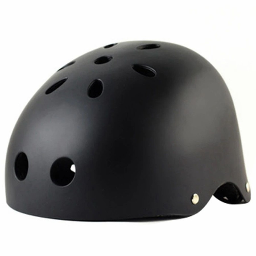 Cycling * | Professional Sports Bike Helmet For Bike Scooter Derby Inline Skateboard Size L Black