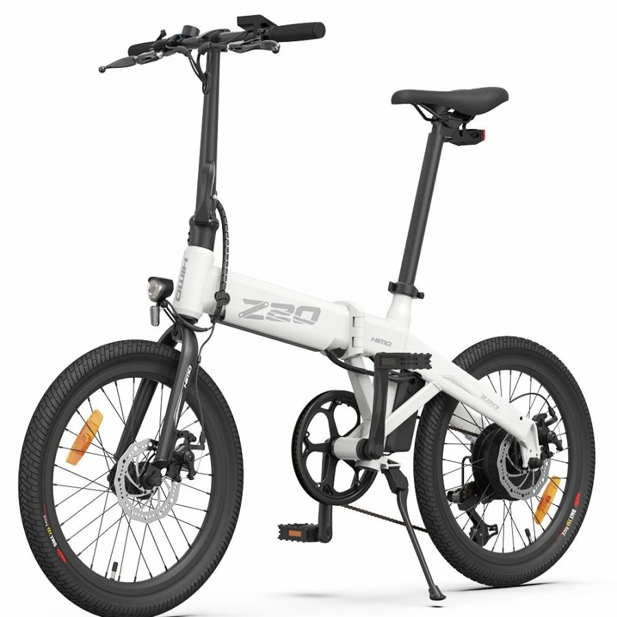 E-Bikes, Scooters & Wheels * | Himo Z20 Max Electric Bicycle 250W Motor 20 Inches 36V 10Ah Battery 80Km Range Up To 25Km/H With E-Assist Mode All-Weather Tires White