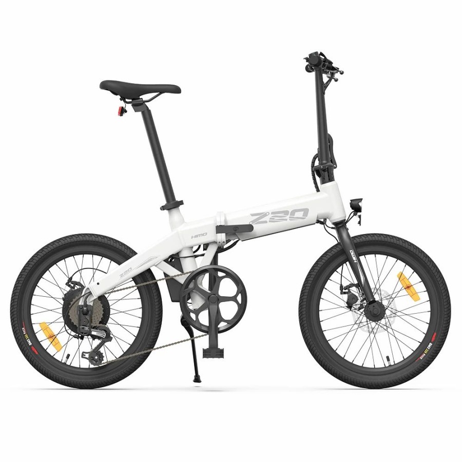 E-Bikes, Scooters & Wheels * | Himo Z20 Max Electric Bicycle 250W Motor 20 Inches 36V 10Ah Battery 80Km Range Up To 25Km/H With E-Assist Mode All-Weather Tires White