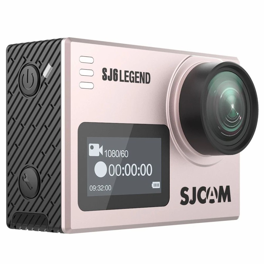 Outdoor Sports Cameras * | Sjcam Sj6 Legend Sports & Action Camera 4K/24Fps Waterproof, Wifi Remote Control 2.0" Lcd Touch Screen Pink