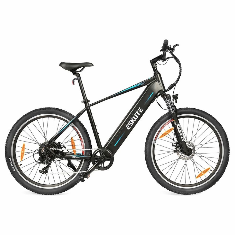 E-Bikes, Scooters & Wheels * | Eskute Netuno Electric Bicycle 27.5 Inch 250W Rear-Hub Motor 25Km/H Max Speed Bafang Brushless Motor 36V 14.5Ah Battery For 65 Miles Range Urban Bike