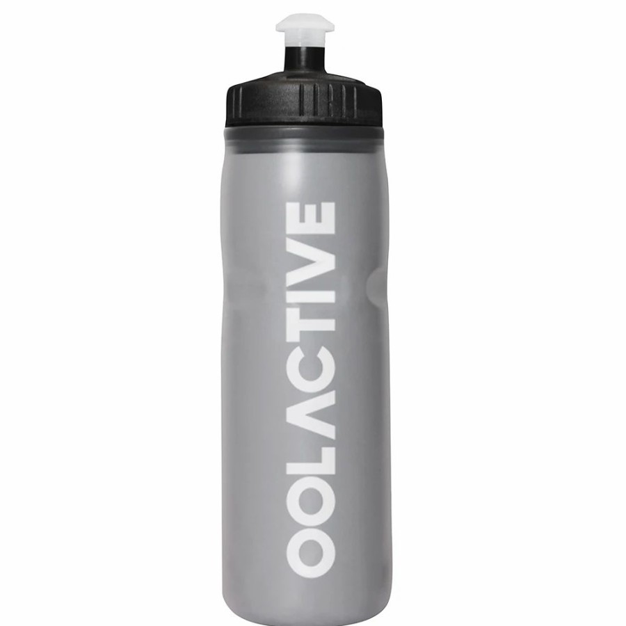 Cycling * | Oolactive 20Oz Bike Water Bottle Cycling Squeeze Bottle 600Ml Grey