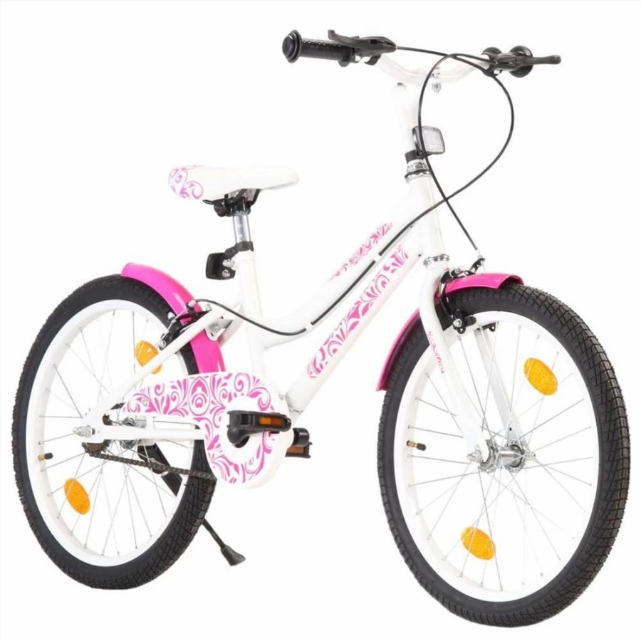 E-Bikes, Scooters & Wheels * | Kids Bike 20 Inch Pink And White