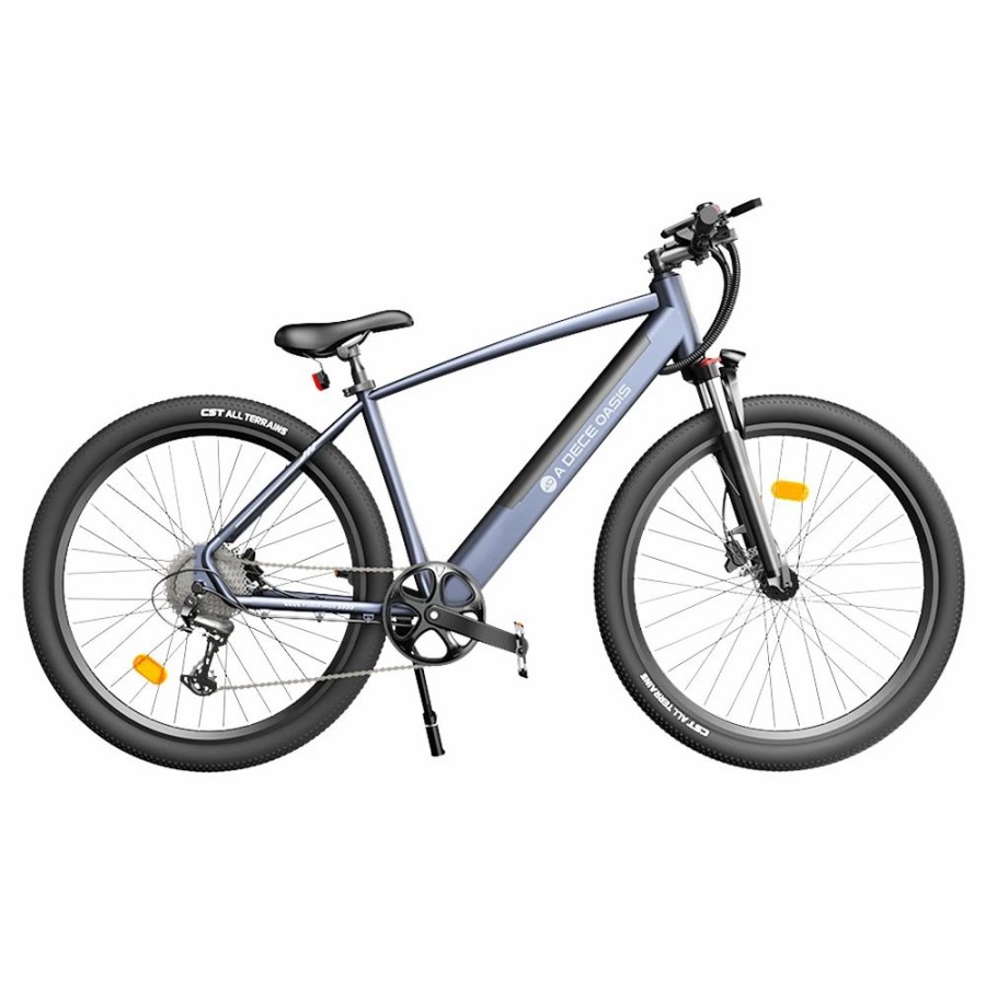 E-Bikes, Scooters & Wheels * | Ado D30C 36V 10.4Ah 250W 27.5In Electric Power Assist Bicycle 25Km/H Max Speed 90Km Mileage 9 Speed City Electric Bike Grey