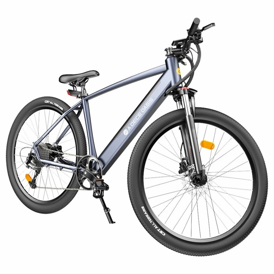 E-Bikes, Scooters & Wheels * | Ado D30C 36V 10.4Ah 250W 27.5In Electric Power Assist Bicycle 25Km/H Max Speed 90Km Mileage 9 Speed City Electric Bike Grey