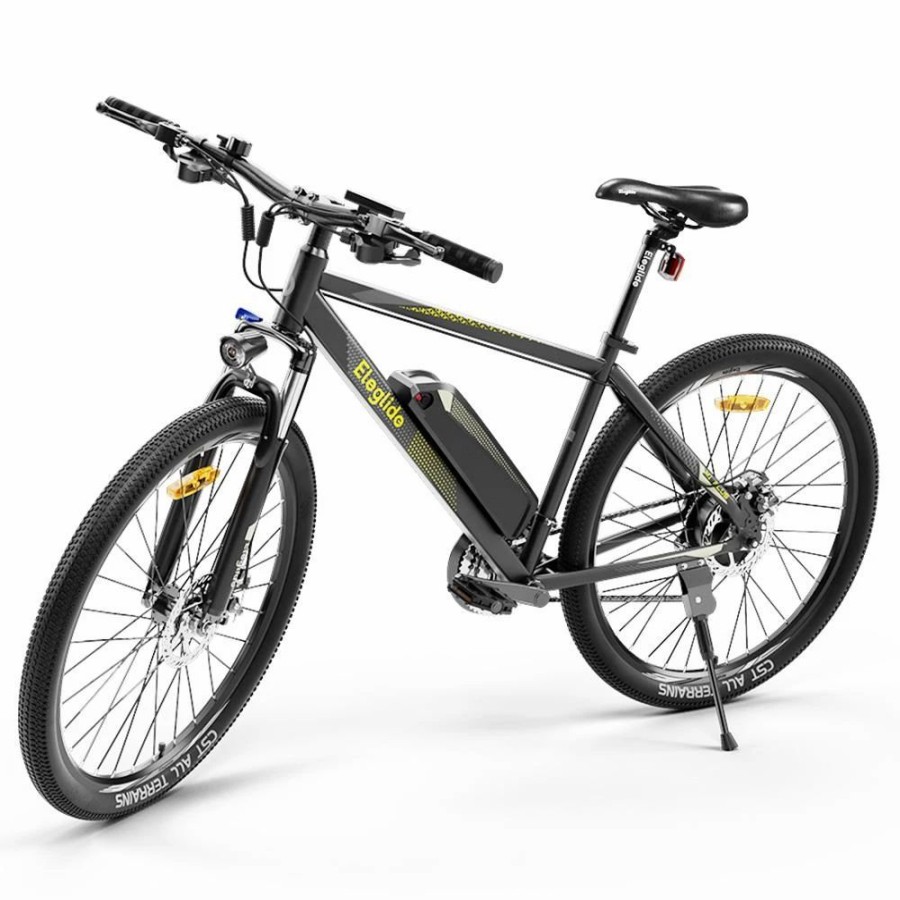 E-Bikes, Scooters & Wheels * | Eleglide M1 Plus Electric Mountain Bike Upgraded Version 27.5 Inch 250W Brushless Motor Shimano 21 Speeds Shifter 36V 12.5Ah Battery 25Km/H Speed Ipx4 Waterproof Electric-Assist Up To 100Km Max Range Aluminum Alloy Frame Dual Disk Brake Black