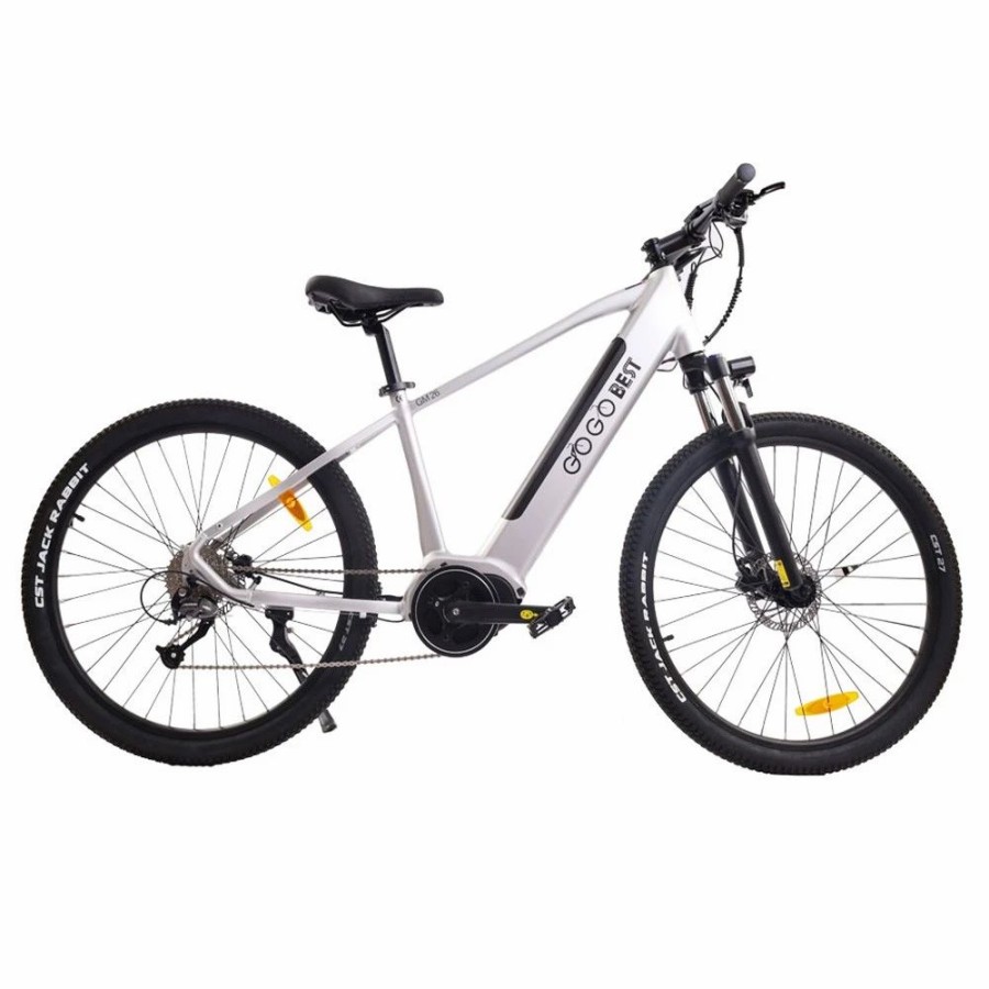 E-Bikes, Scooters & Wheels * | Gogobest Gm26 Electric Bike 36V 250W Motor 25Km/H Max Speed 10Ah Battery 50-60Km Range 27.5*2.25" Cst Tires Silver