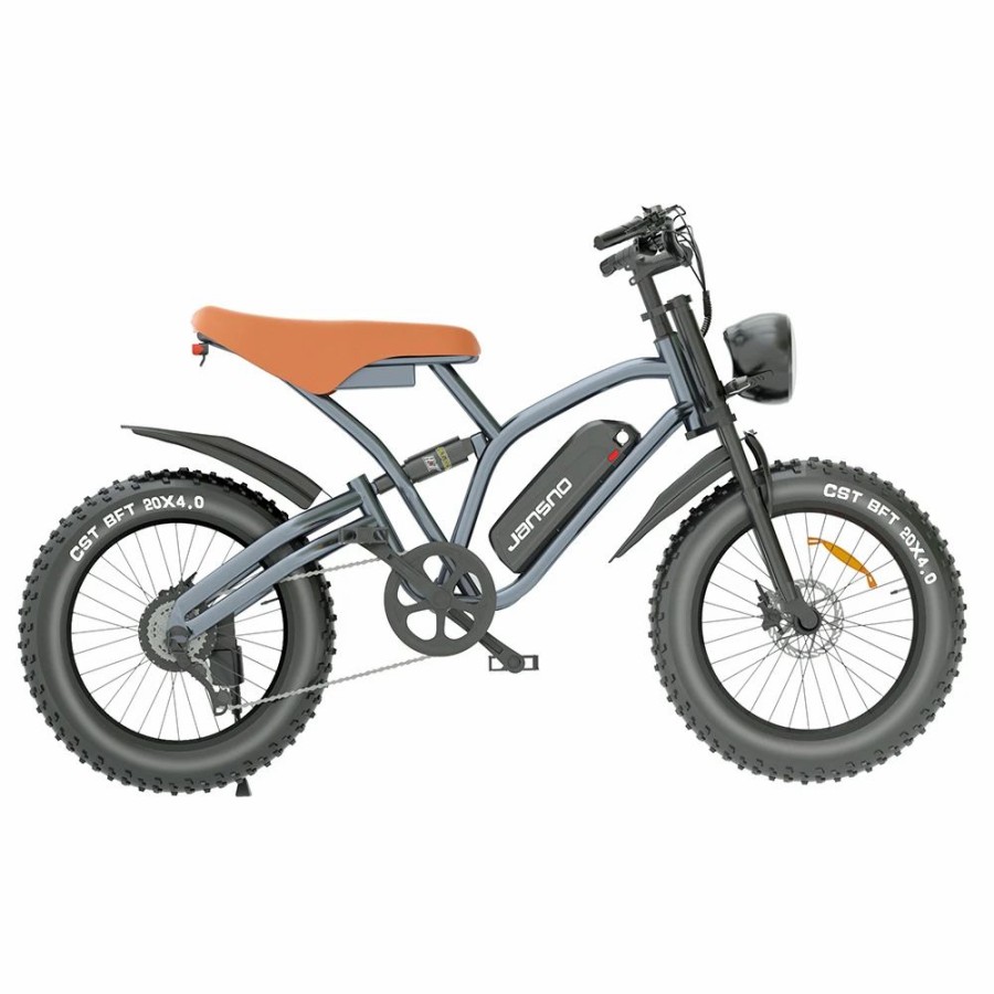 E-Bikes, Scooters & Wheels * | Jansno X50 Electric Bike 20*4.0 Inch Fat Tire 750W Brushless Motor 40Km/H Max Speed 48V 12.8Ah Removable Battery 50Km Range