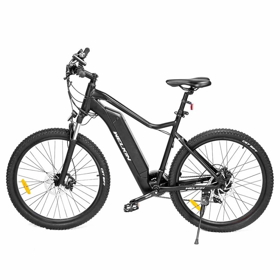 E-Bikes, Scooters & Wheels * | Welkin Wkem001 Electric Bicycle 350W Brushless Motor 36V 10.4Ah Battery 27.5*2.25" Tires Mountain Bike Black