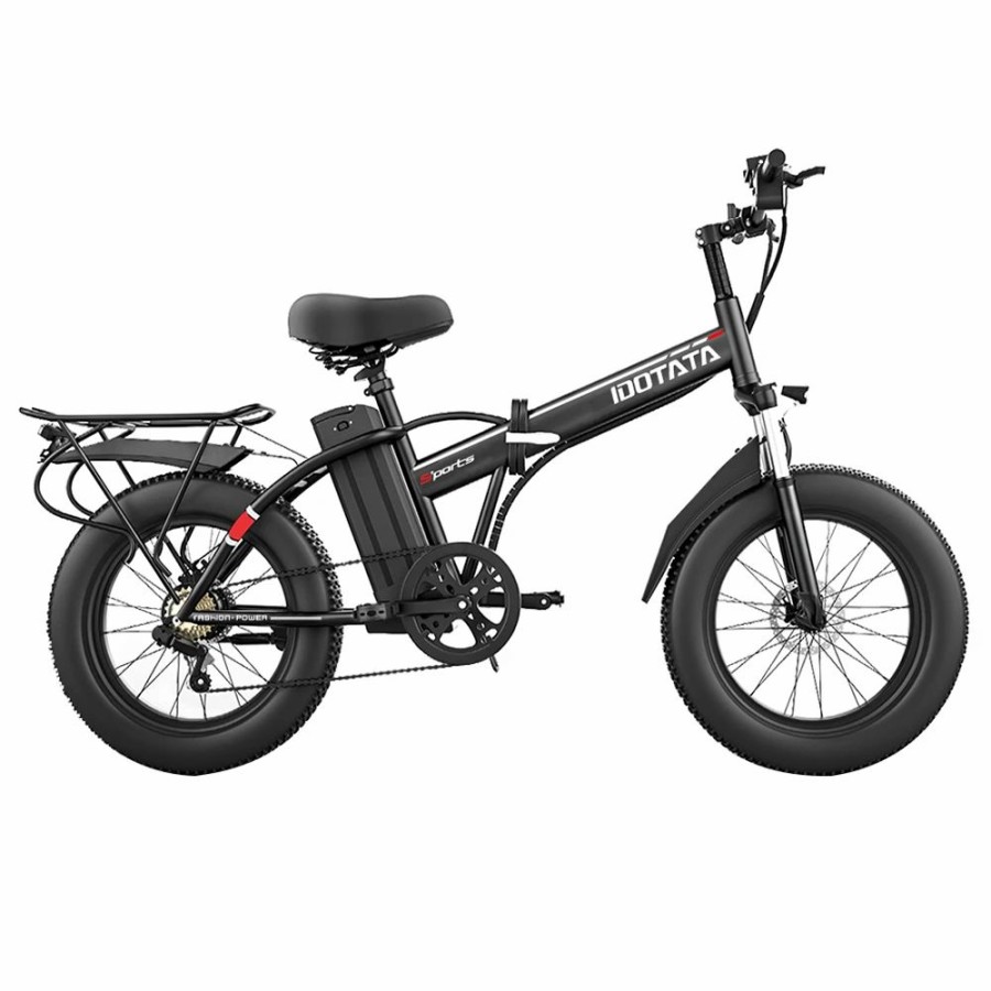 E-Bikes, Scooters & Wheels * | Idotata G20 Pro Electric Bike 20*4.0 Inch Chaoyang Fat Tire 48V 1000W Motor 12.8Ah Battery 45Km/H Max Speed Shimano 7 Speed Gear Mechanical Disc Brake Ip54 Waterproof