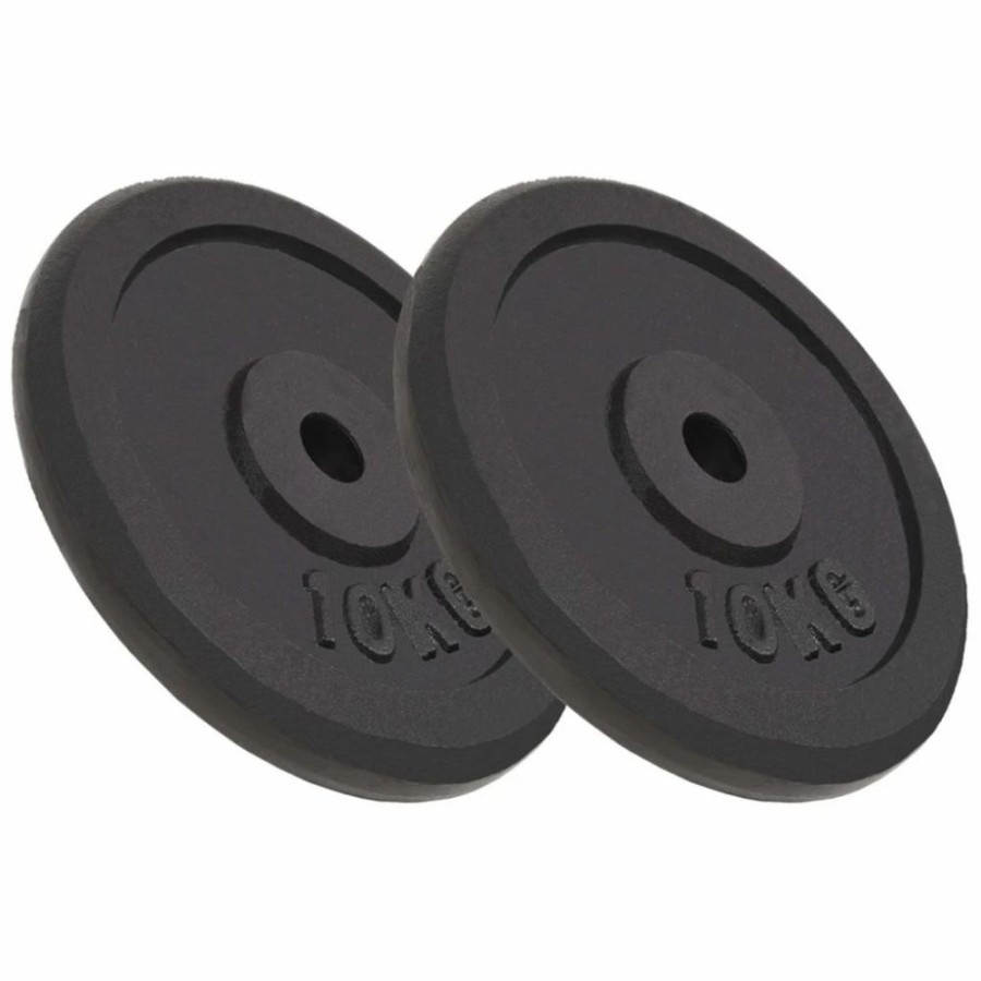 Exercise * | Weight Plates 2 Pcs 20 Kg Cast Iron