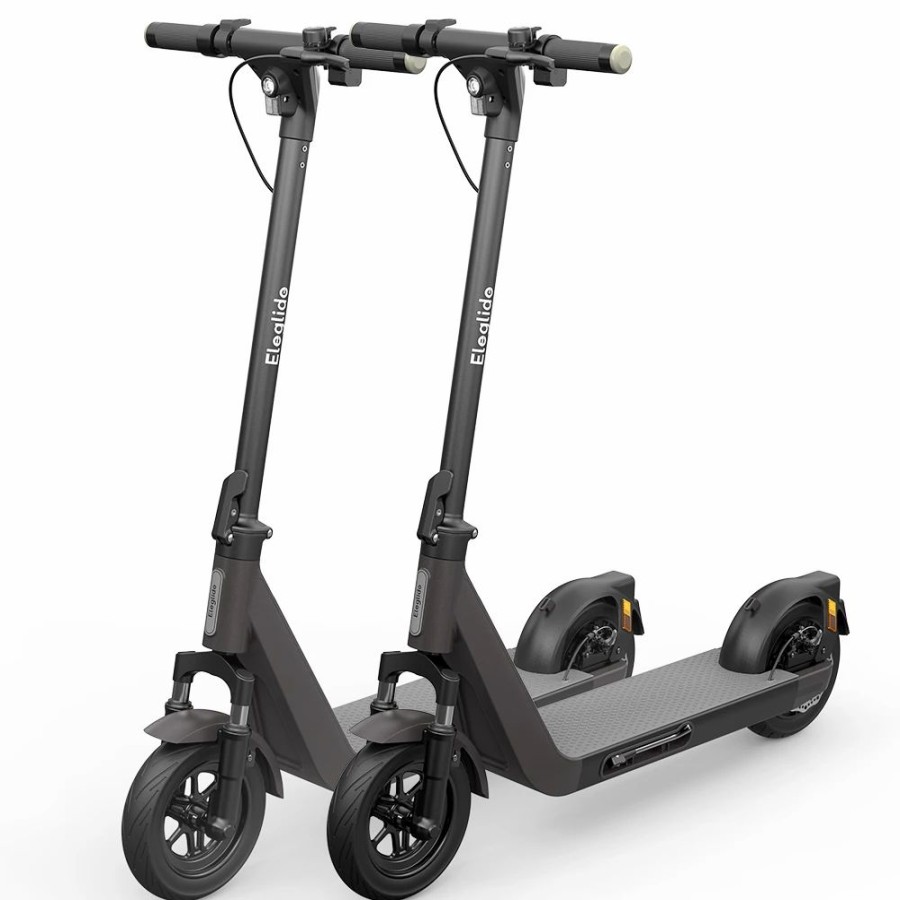 E-Bikes, Scooters & Wheels * | 2Pcs Eleglide Coozy Electric Scooter 10 Inch Pneumatic Tires 350W Motor 25Km/H Max Speed 36V 12.5Ah Battery 55Km Range 120Kg Max Load Led Digital Display Ipx5 Waterproof App Control