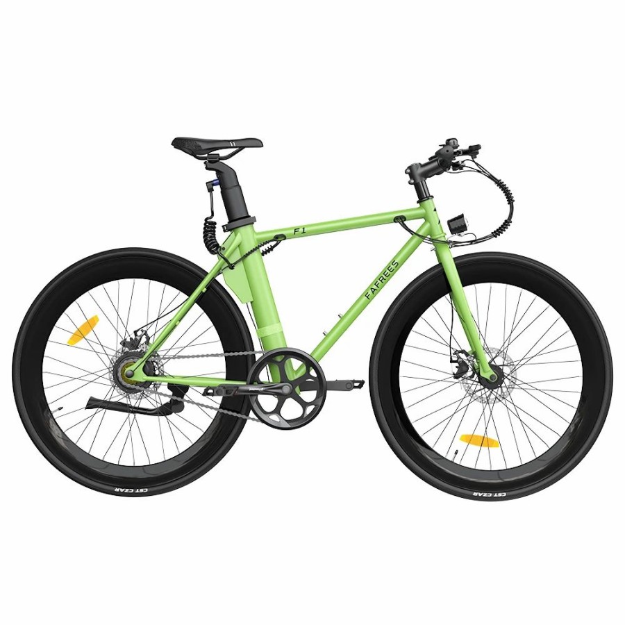 E-Bikes, Scooters & Wheels * | Fafrees F1 Electric Bike 250W Brushless Motor 25Km/H Max Speed 9Ah Battery Shimano 7-Speed Transmission Green