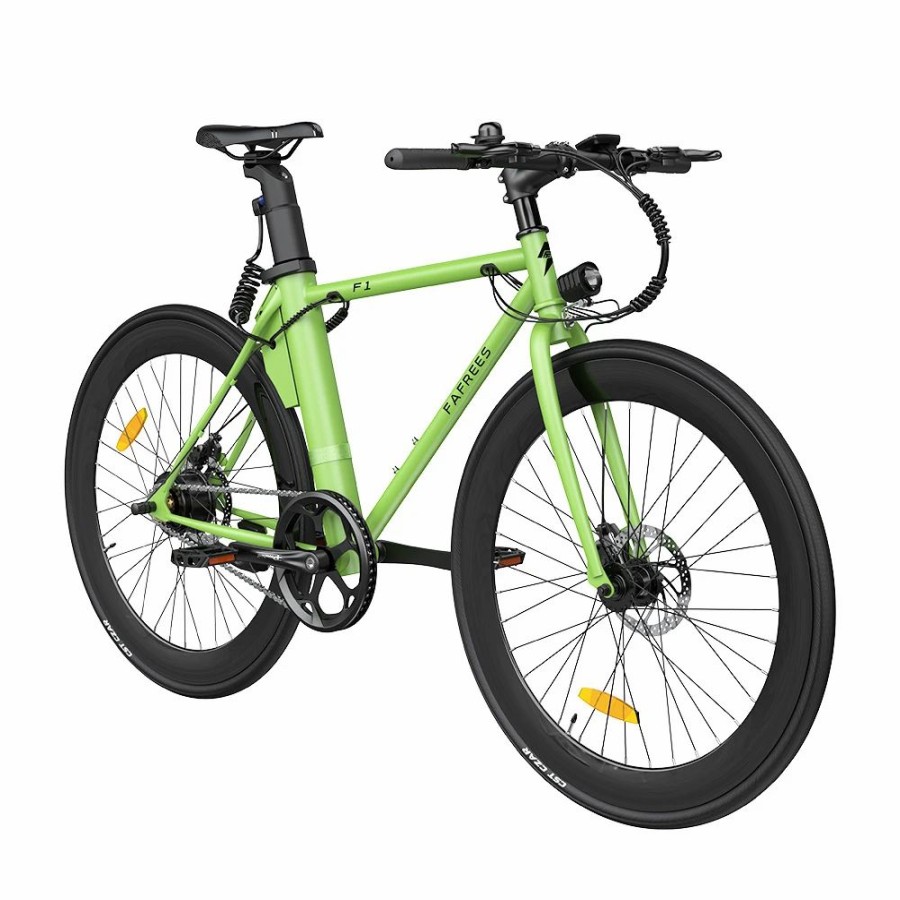 E-Bikes, Scooters & Wheels * | Fafrees F1 Electric Bike 250W Brushless Motor 25Km/H Max Speed 9Ah Battery Shimano 7-Speed Transmission Green