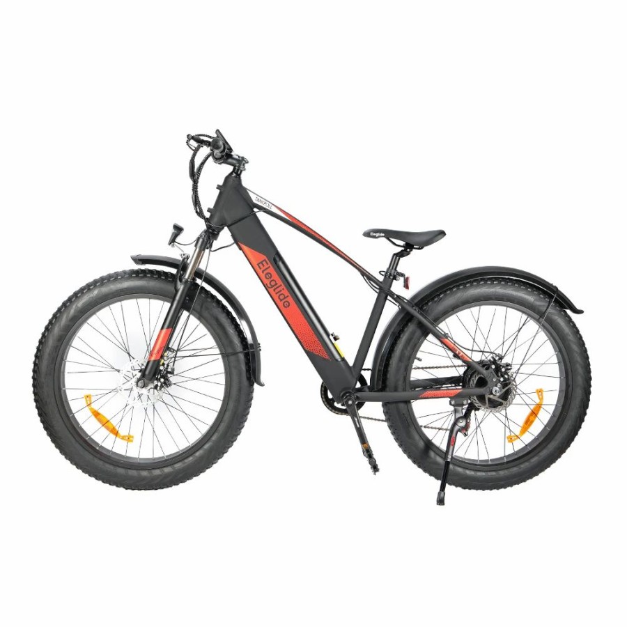 E-Bikes, Scooters & Wheels * | Eleglide Tankroll Electric Mountain Bike 26*4.0 Inch Fat Tires Max Instant Power 740W Motor 25Km/H Speed 48V 10Ah Battery Shimano 7-Speed Gear 70Km Top Range Dual Disc Brake 57N.M Max Torque Powerful Motor Moped Fat Bike