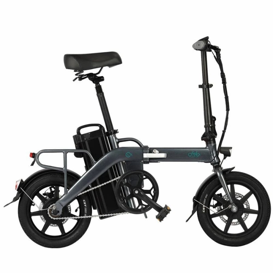 E-Bikes, Scooters & Wheels * | Fiido L3 Folding Electric Moped Bike City Bike Commuter Bike 48V 350W 23.2Ah Lithium Battery 14 Inch Max 25Km/H 130Km Max Mileage Long Distance Grey