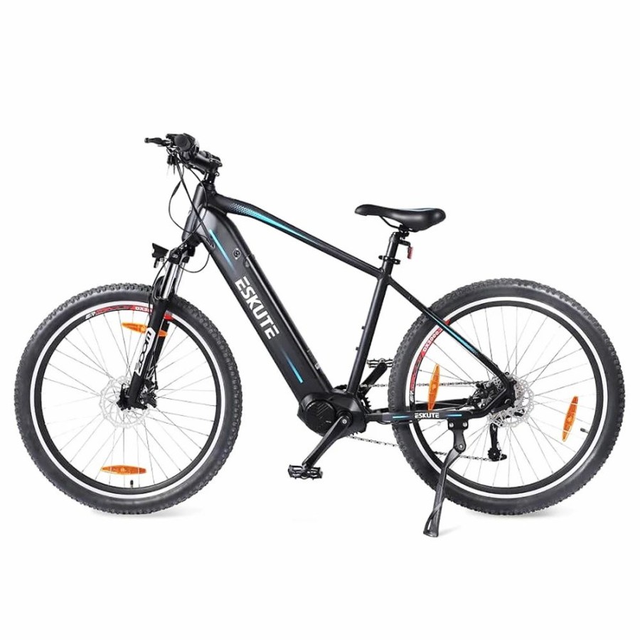 E-Bikes, Scooters & Wheels * | Eskute Netuno Pro Electric Bicycle 27.5 Inch 250W Mid-Drive Motor Bafang Mid-Motor 25Km/H Max Speed 36V 14.5Ah Battery For 80 Miles Range