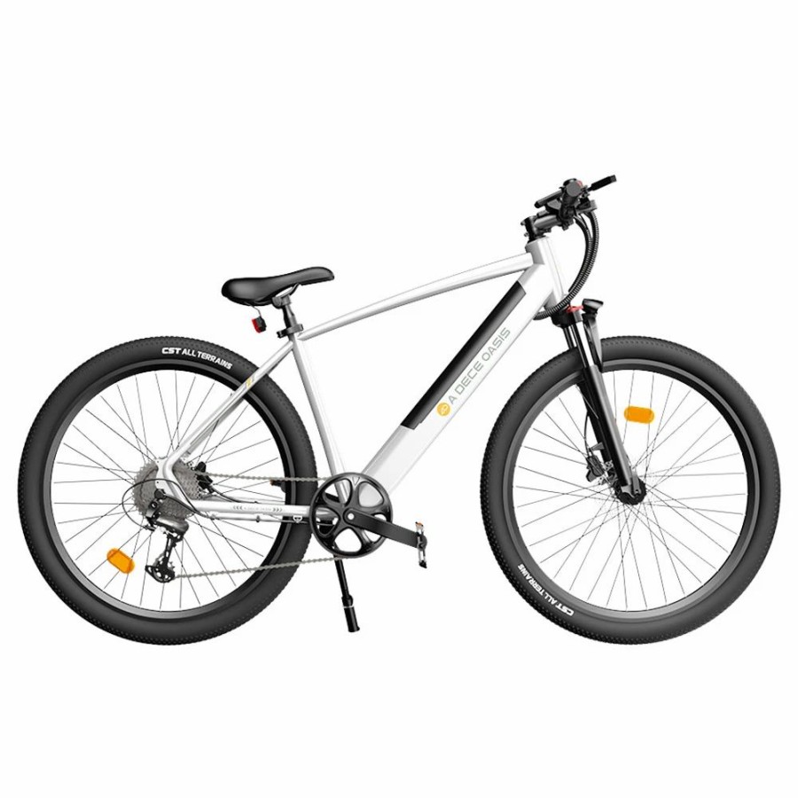 E-Bikes, Scooters & Wheels * | Ado D30C 36V 10.4Ah 250W 27.5In Electric Power Assist Bicycle 25Km/H Max Speed 90Km Mileage 9 Speed City Electric Bike Silver