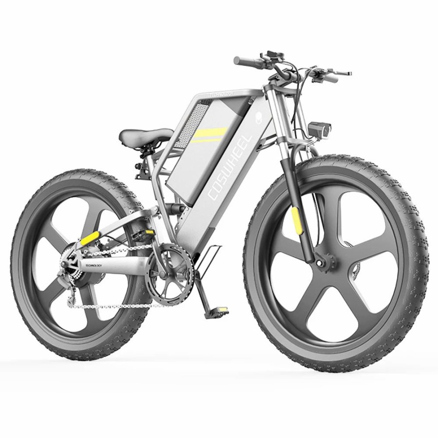 E-Bikes, Scooters & Wheels * | Coswheel T26 E-Bike All-Terrain Bike 750W Motor 48V 25Ah Battery 90-130 Range 45Kmh Max Speed Space Grey