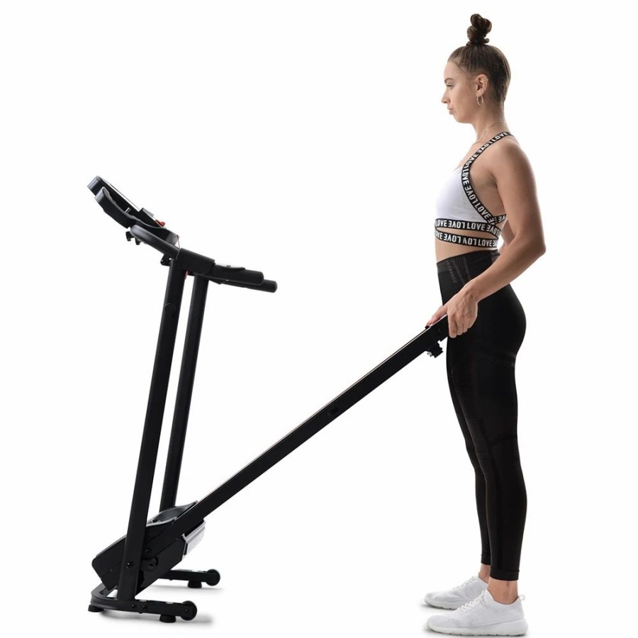 Exercise * | Merax Foldable Treadmill Running Machine With Loudspeaker For Home Gymnastics-Fitness