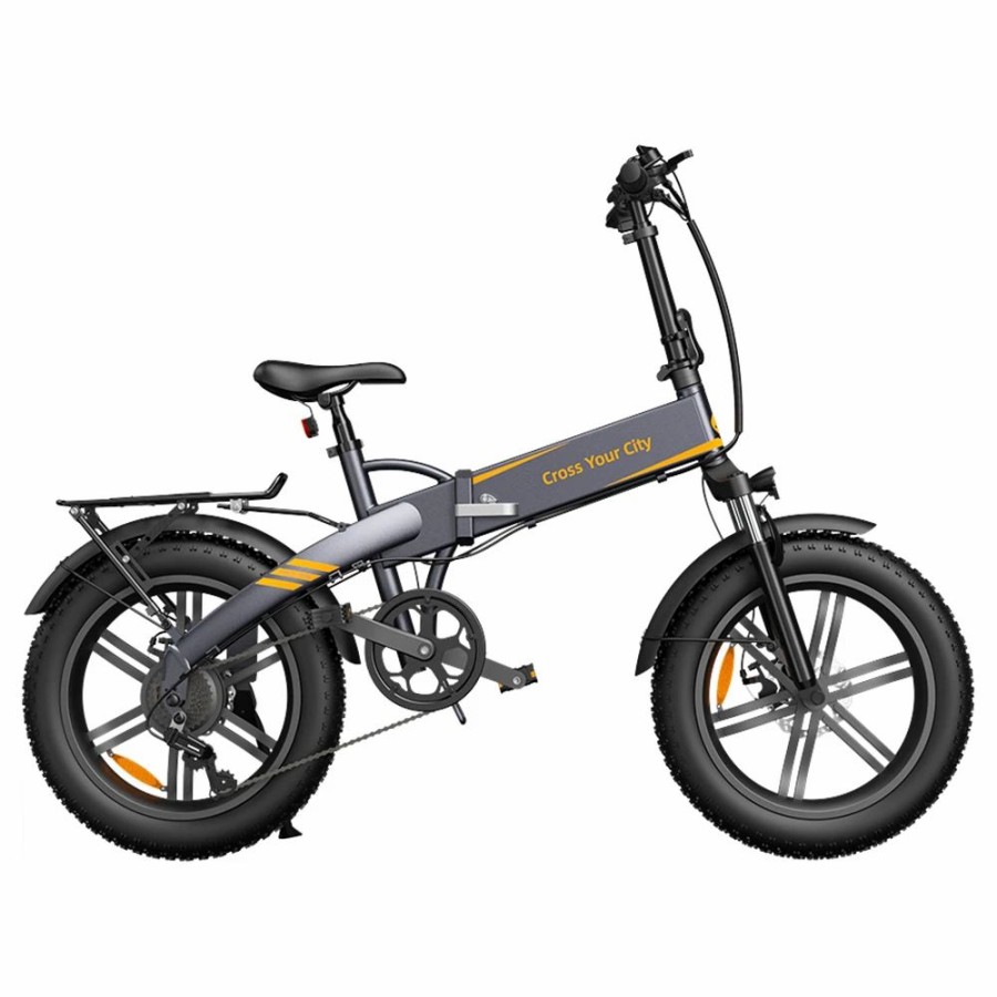 E-Bikes, Scooters & Wheels * | Ado A20F Xe 250W Electric Bike Folding Frame 7-Speed Gears Removable 10.4 Ah Lithium-Ion Battery E-Bike Grey