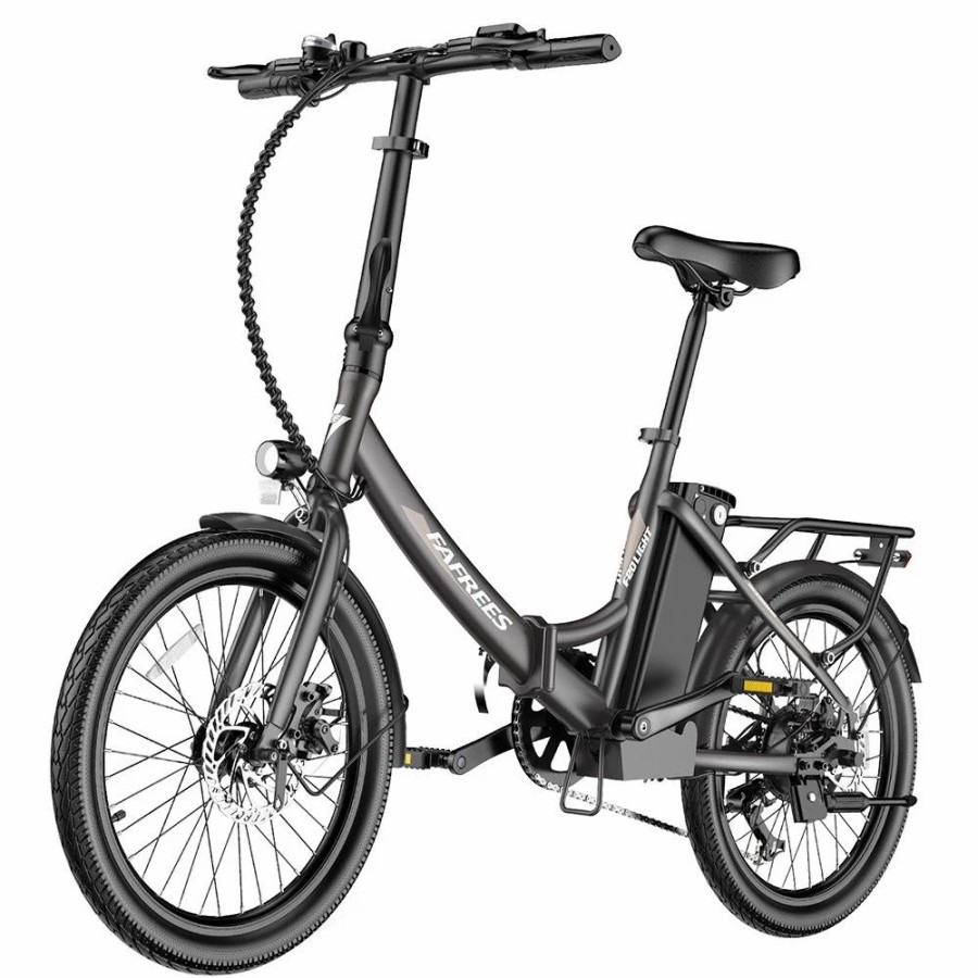 E-Bikes, Scooters & Wheels * | Fafrees F20 Light Folding City E-Bike 20*1.95 Inch Tire 36V 250W Motor 25Km/H Max Speed 14.5Ah Battery Shimano 7-Speed Gear Ipx4 Waterproof Black