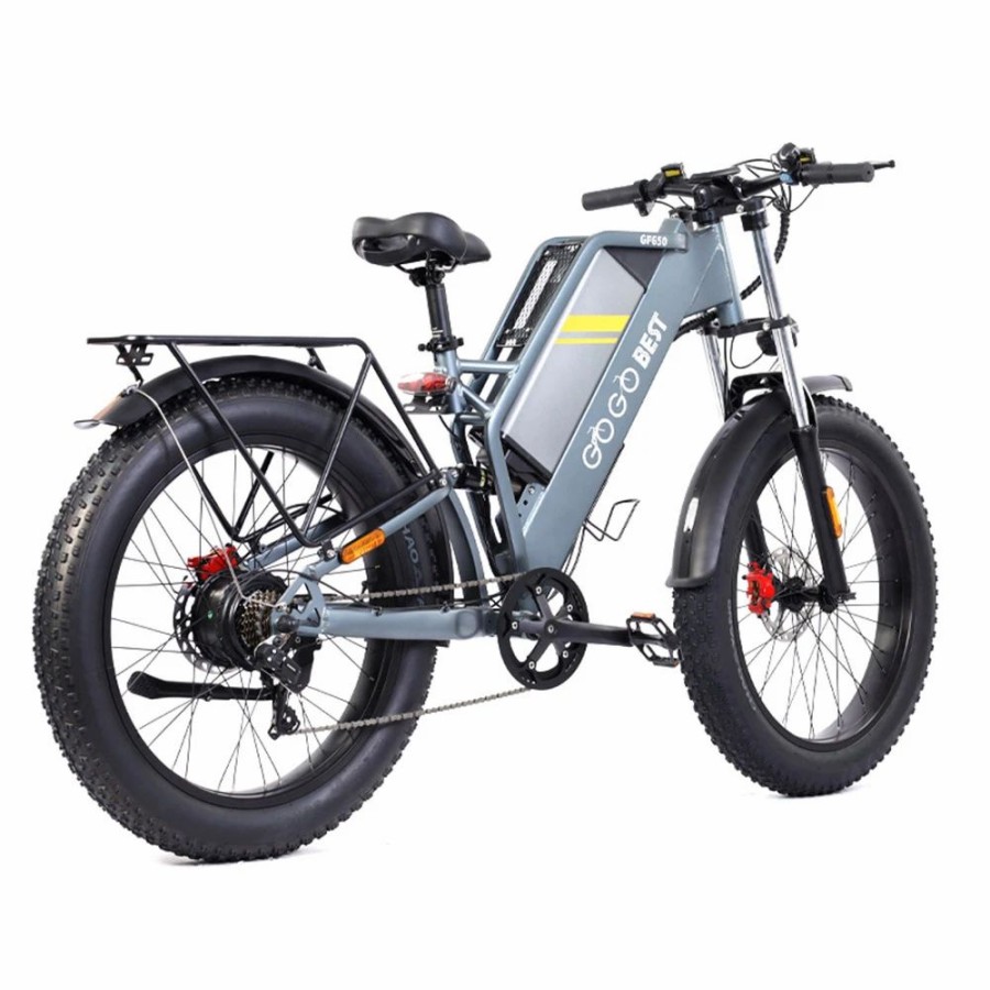 E-Bikes, Scooters & Wheels * | Gogobest Gf650 Electric Bicycle 26*4.0 Inch Fat Tires 1000W Motor 45Km/H Top Speed 48V 20Ah Battery 90-100Km Max Range Dual Hydraulic Disc Brakes Shimano 7-Speed Transmission