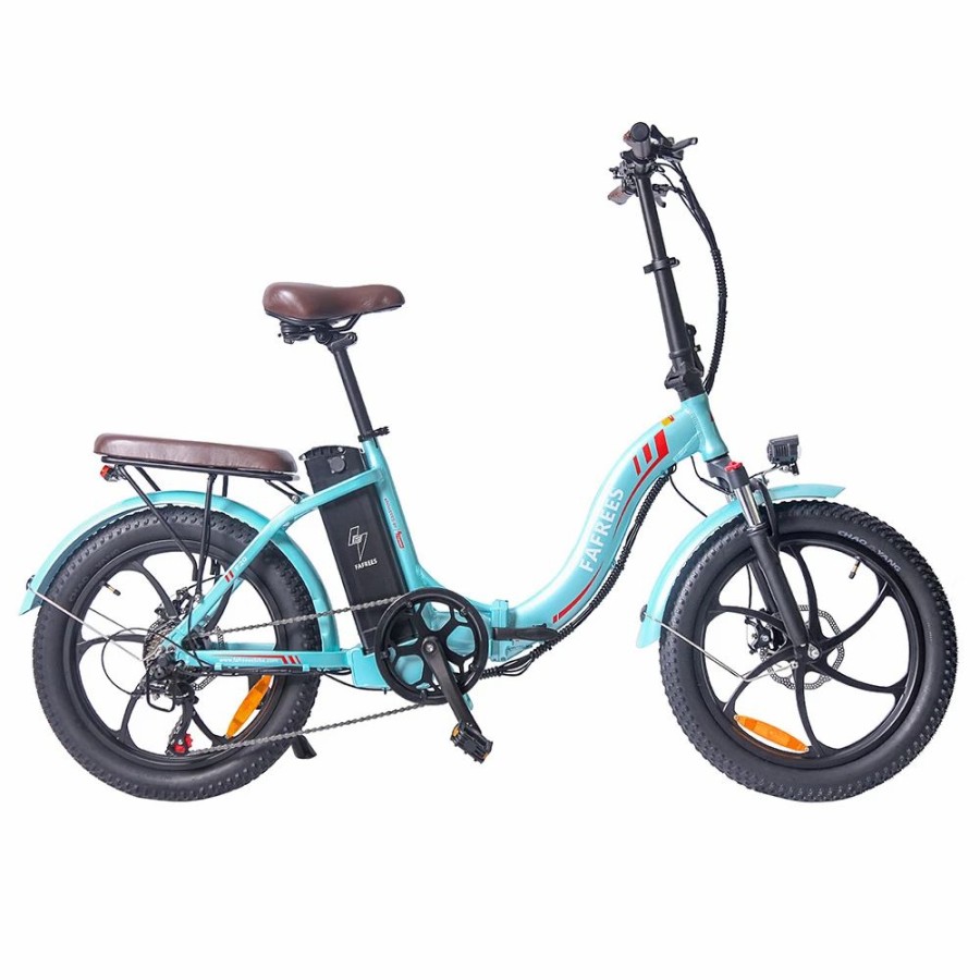 E-Bikes, Scooters & Wheels * | Fafrees F20 Pro Electric Bike 20*3.0 Inch Fat Tire 250W Brushless Motor 25Km/H Max Speed 7-Speed Gears With Removable 36V 18Ah Lithium Battery 150Km Max Range Double Disc Brake Folding Frame E-Bike Blue