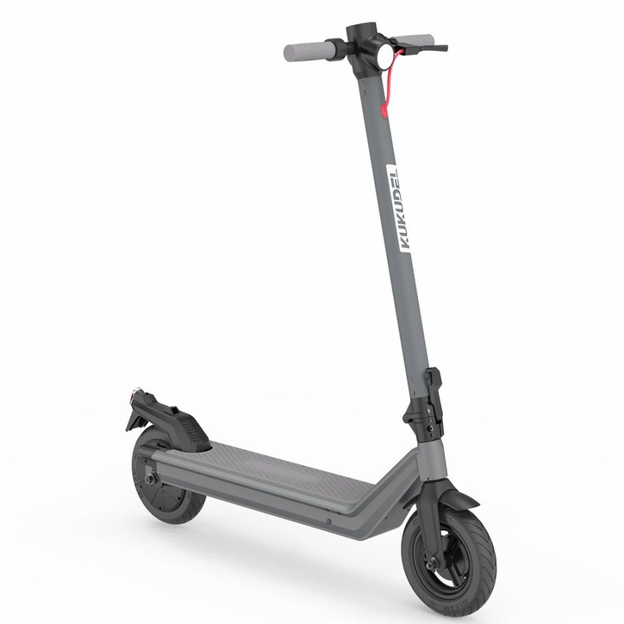 E-Bikes, Scooters & Wheels * | Kukudel 105 Folding Electric Scooter 10 Tire 500W Motor 36V 12.5Ah Battery Max Speed 25Km/H Lcd Display 32-39Km Long Range Aluminium Alloy Body Gray