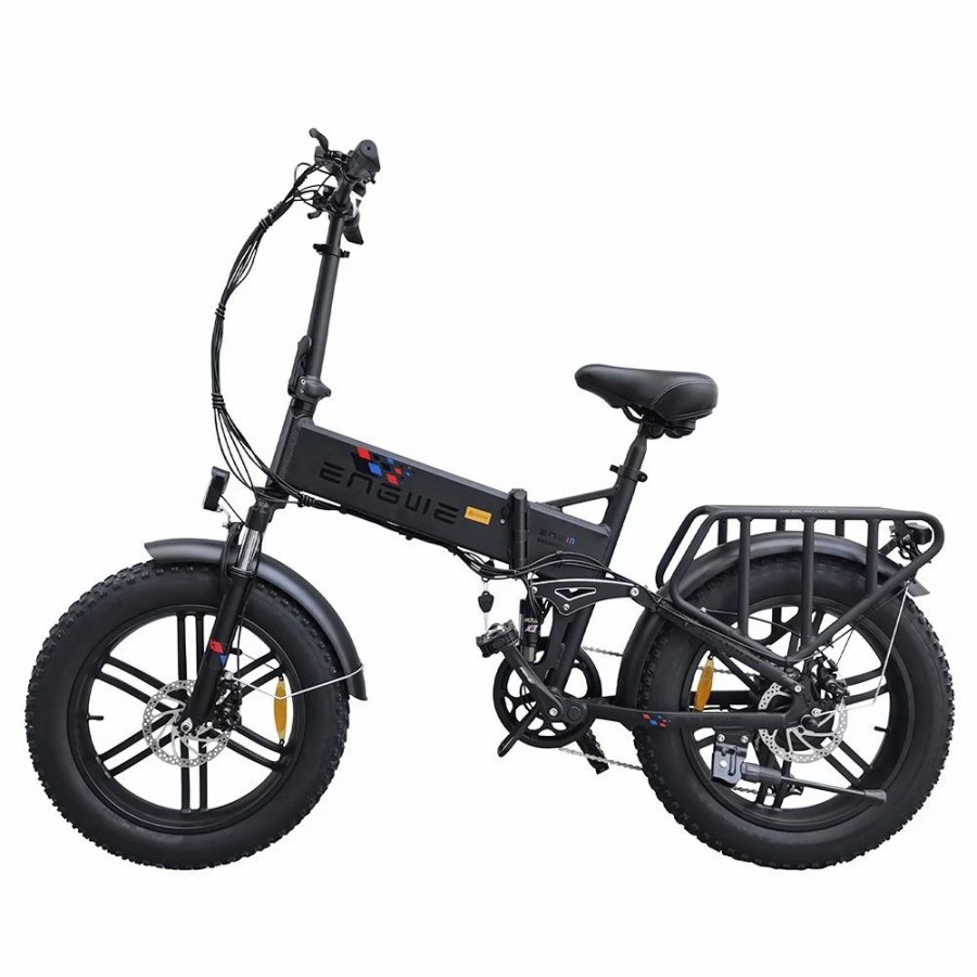 E-Bikes, Scooters & Wheels * | Engwe X Folding Electric Bike 20*4.0 Inch Chaoyang Off-Road Fat Tires 250W Motor E-Bike 48V 13Ah Battery 25Km/H Max Speed 100Km Range Dual Disc Brake 150Kg Max Load Black