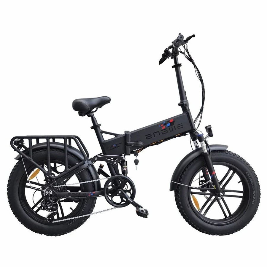 E-Bikes, Scooters & Wheels * | Engwe X Folding Electric Bike 20*4.0 Inch Chaoyang Off-Road Fat Tires 250W Motor E-Bike 48V 13Ah Battery 25Km/H Max Speed 100Km Range Dual Disc Brake 150Kg Max Load Black