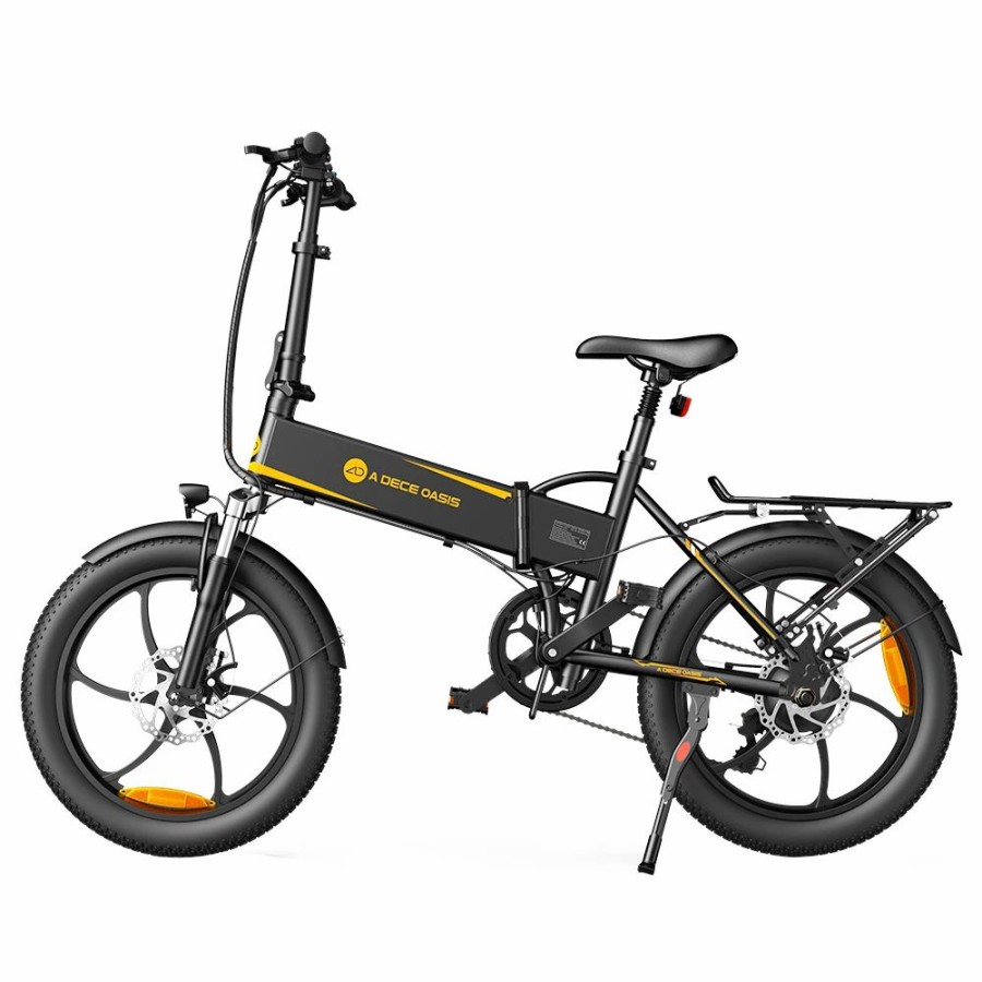 E-Bikes, Scooters & Wheels * | Ado A20 Xe 250W Electric Bike Folding Frame 7-Speed Gears Removable 10.4 Ah Lithium-Ion Battery E-Bike Black