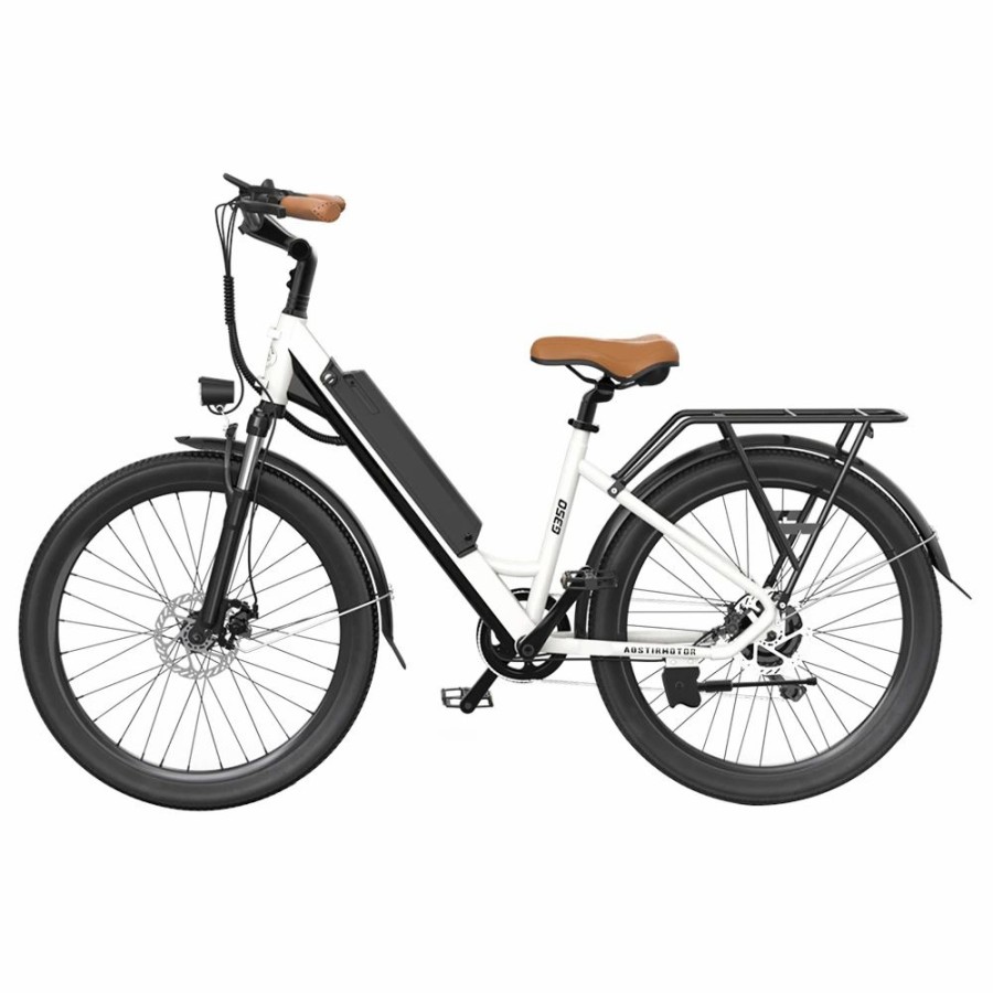 E-Bikes, Scooters & Wheels * | Aostirmotor G350 350W Electric Bike For Commuter 26*2.1 Inch Tire 36V 10Ah Removable Battery 7 Speed Gear