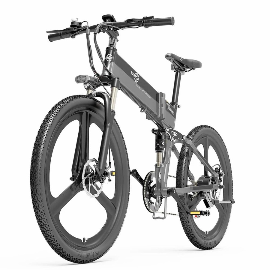 E-Bikes, Scooters & Wheels * | Bezior X500 Pro Folding Electric Bike Bicycle 26 Inch Tire 500W Motor Max Speed 30Km/H 48V 10.4Ah Battery Aluminum Alloy Frame Shimano 7-Speed Shift 100Km Power-Assisted Range Lcd Display Ip54 Waterproof Max Load 200Kg Black Grey